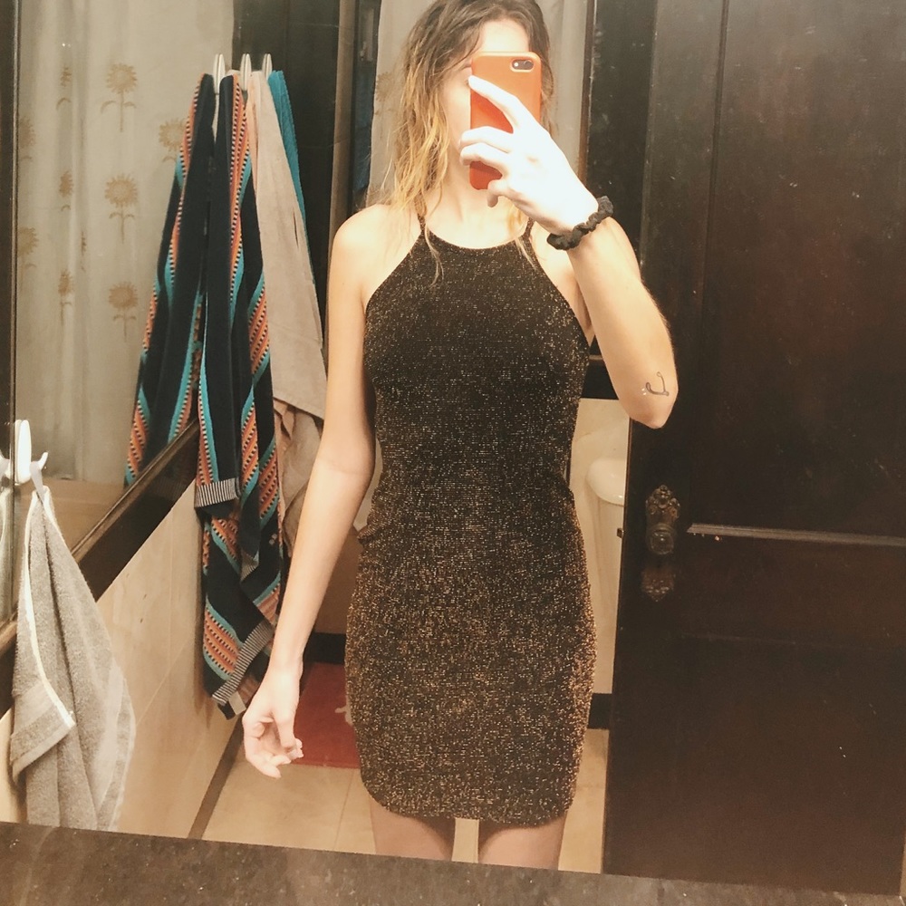 Sparkly bodycon dress